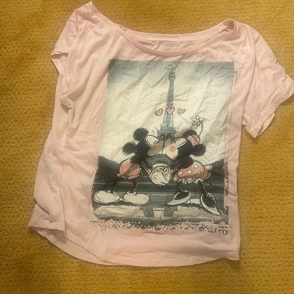 Disney Minnie and Mickey Mouse Paris Pink M